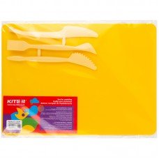 Набір для ліплення Kite K17-1140-08 (дощечка + 3 стеки), жовтий