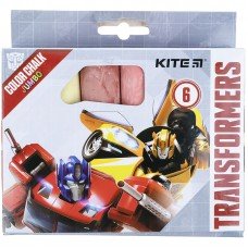Крейда кольорова Kite Jumbo Transformers TF21-073, 6 кольорів