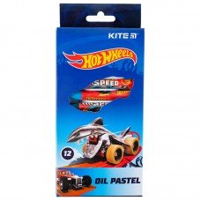 Пастель масляна Kite Hot Wheels HW21-071, 12 кольорів