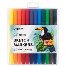 Скетч маркери Kite K22-044, 12 кольорів