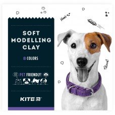 Пластилін восковий Kite Dogs K22-082, 8 кольорів, 160 г