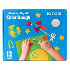 Набір ліпи і розвивайся Kite K21-325-02, 12 кольорів + інструменти