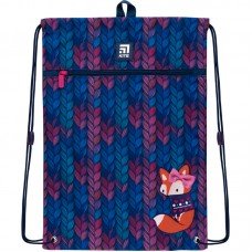 Сумка для взуття з кишенею Kite Education Fox K22-601M-7