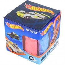Пластилін повітряний Kite Hot Wheels HW22-135, 12 кольорів + формочка