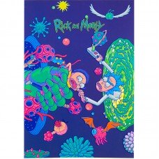 Блокнот-планшет Kite Rick and Morty RM22-194-1, A5, 50 аркушів, клітинка