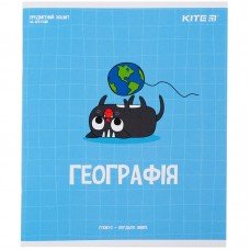 Зошит предметний Kite Cat K23-240-21, 48 аркушів, клітинка, географія