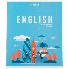 Зошит предметний Kite Urban K23-240-26, 48 аркушів, лінія, англійська мова