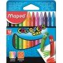Крейда воскова COLOR PEPS Wax Crayons, 12 кол.