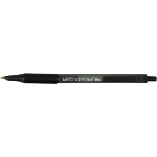Ручка "Soft Clic", с грипом, черный, без ШК на ручке