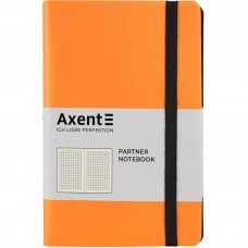 Книга записна Partner Soft, 125*195, 96 арк, кліт, помаранчев