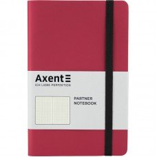 Книга записна Partner Soft, 125*195, 96 арк, крап, червона