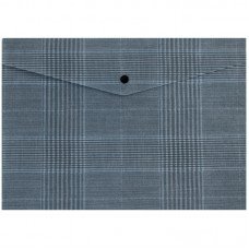 Папка на кнопці, А4+, Tartan Gray