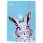 Папка для зошитів на гумці Kite Cute Bunny K21-210-1, В5, картон
